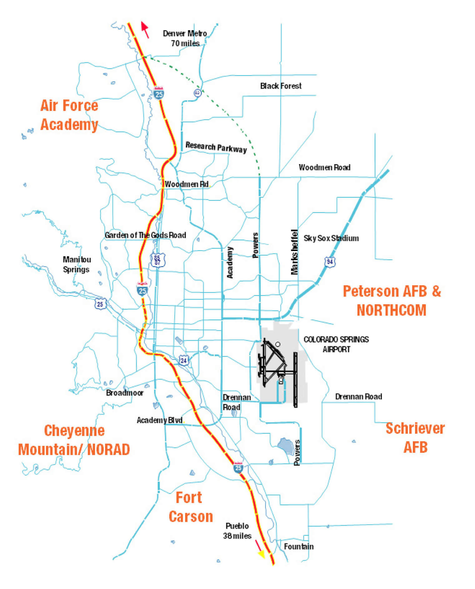 Colorado Springs Military Installations